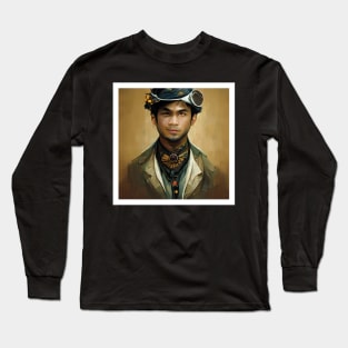 Juan Dela Steampunk Long Sleeve T-Shirt